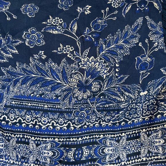 Free People My Love Mini Dress Navy Long Sleeve Boho Cottagecore Bohemian NWT XS - Picture 12 of 12